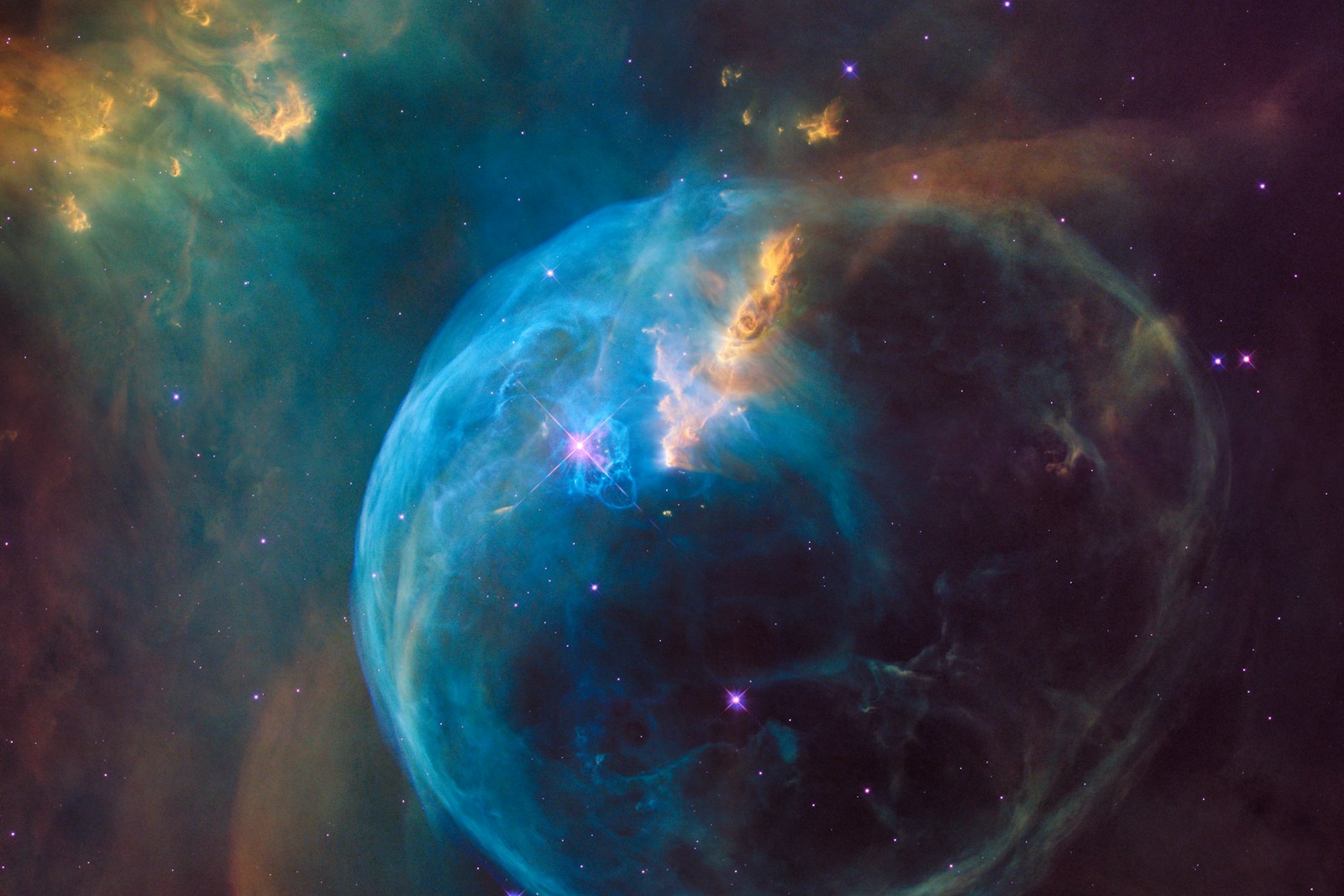Deep-sky astronomical photograph filled with stars and distant galaxies, illustrating the scale of a cosmic imaging survey