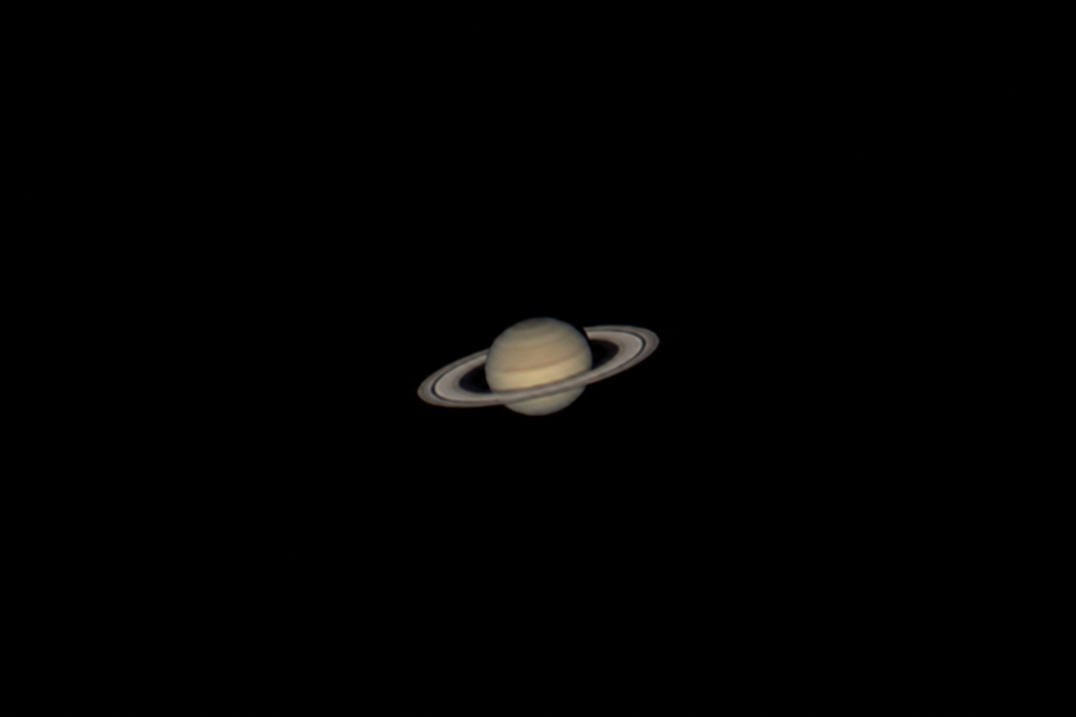 Predawn observers comparing the naked-eye view of Saturn with binoculars and a small telescope