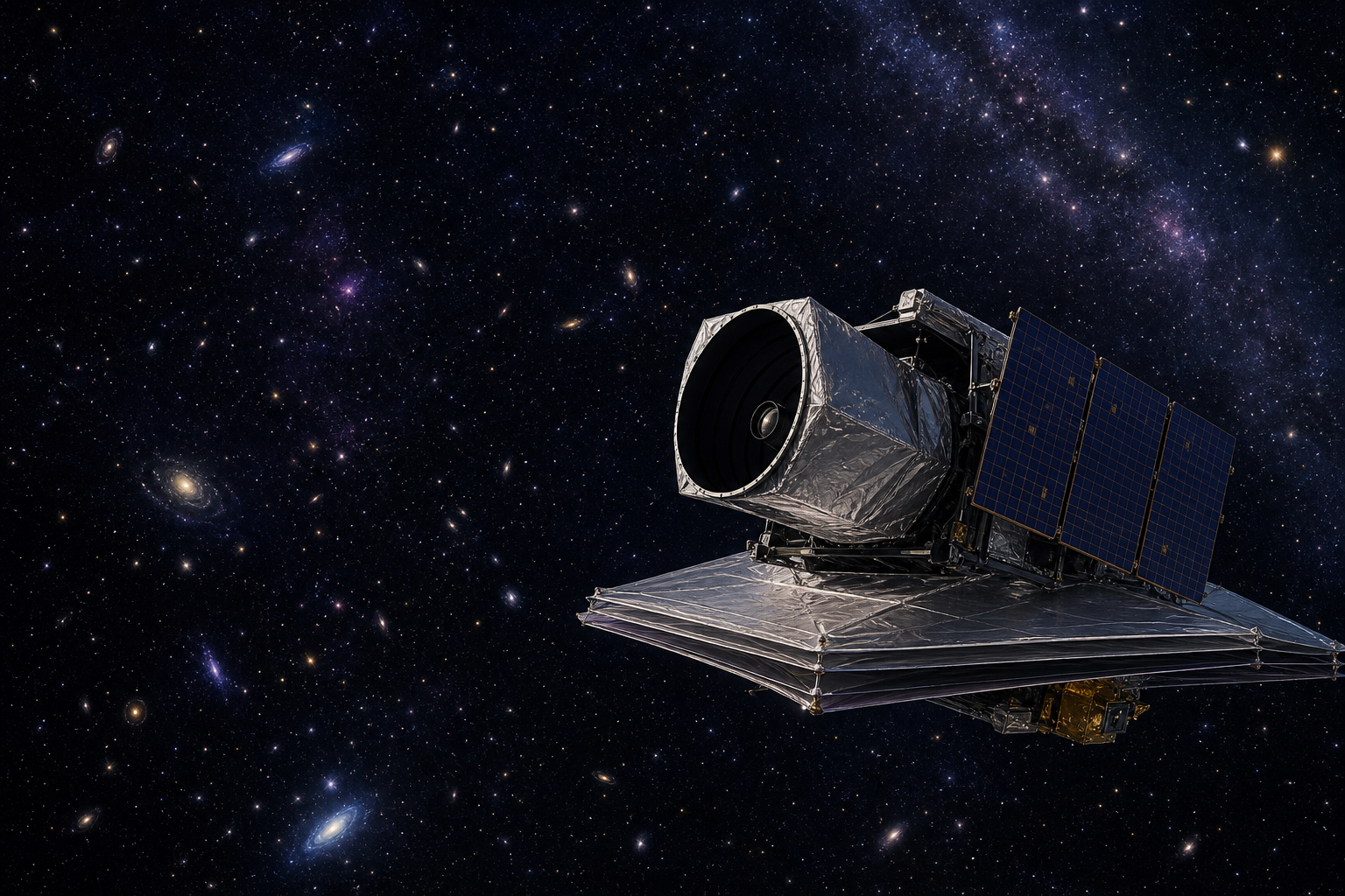 NASA’s Nancy Grace Roman Space Telescope surveying a wide field of galaxies