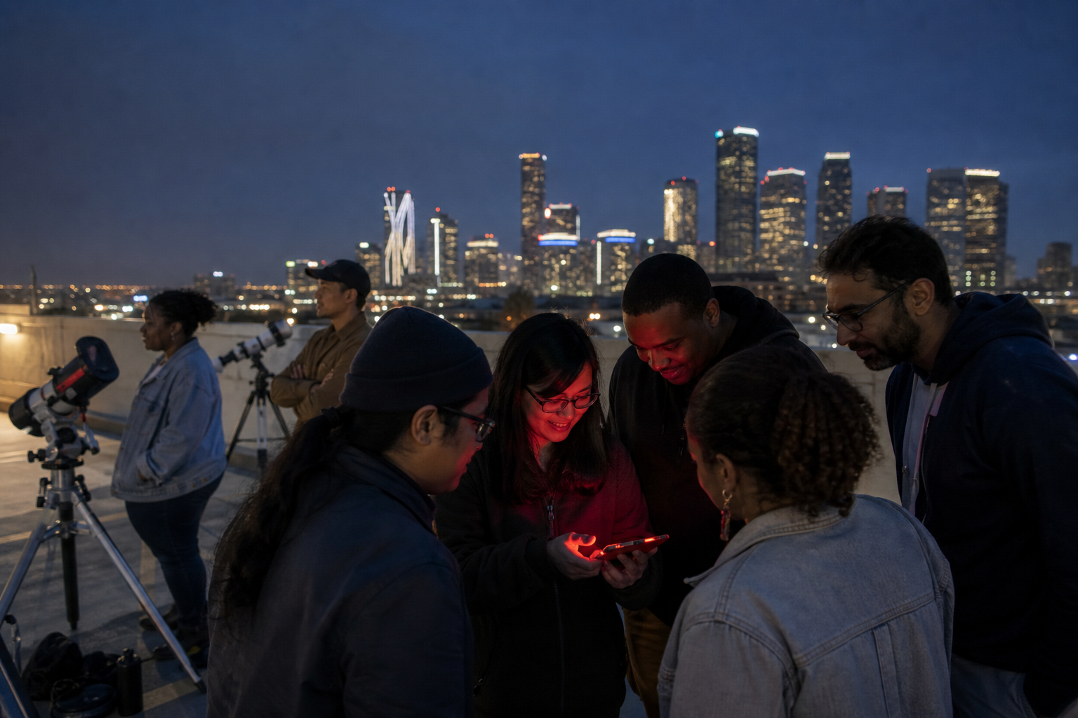 A first-timer’s essentials for a comfortable rooftop astronomy night