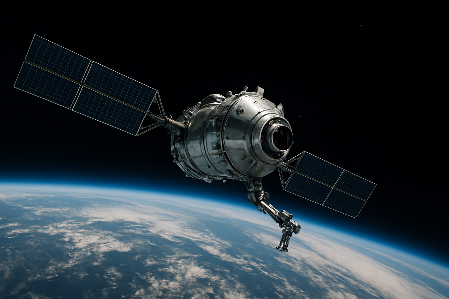LINK servicing spacecraft in low Earth orbit after the July 3, 2026 launch