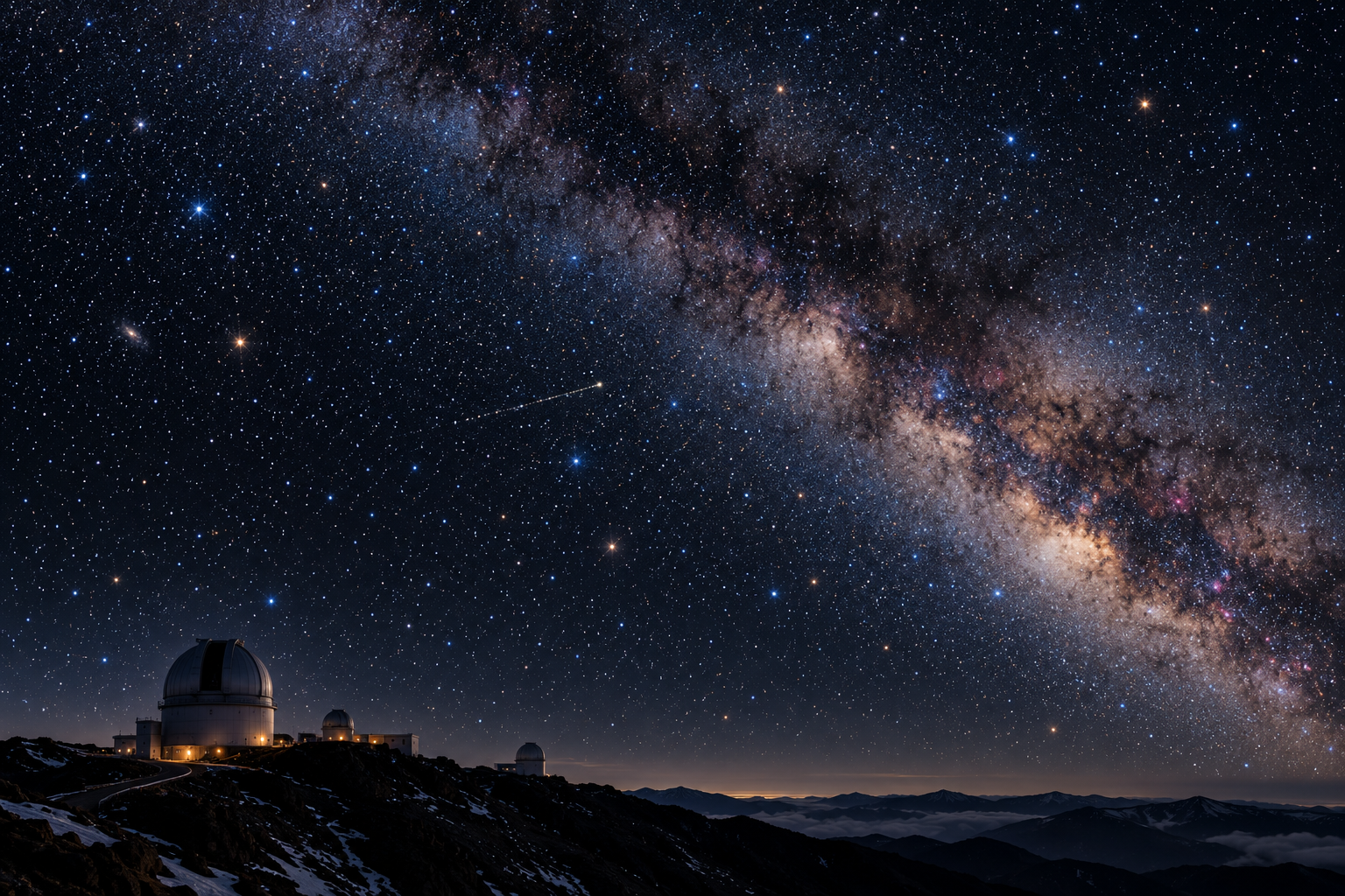 A faint moving object set against a crowded Milky Way star field