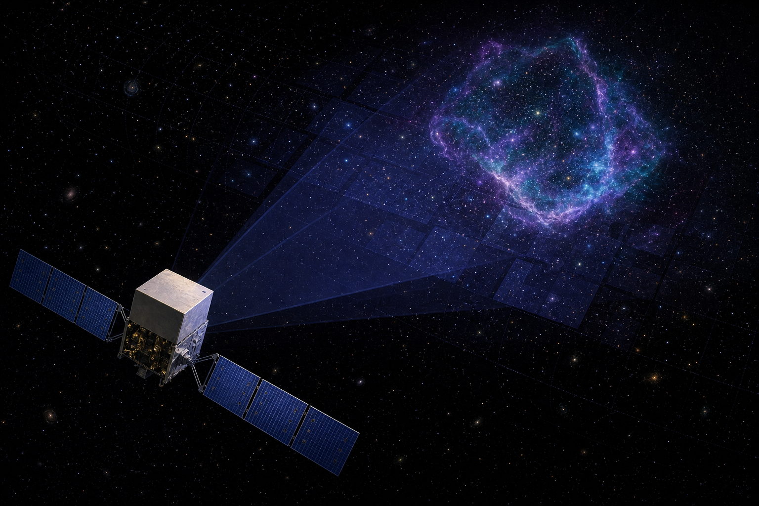 Fermi telescope surveying a faint remnant