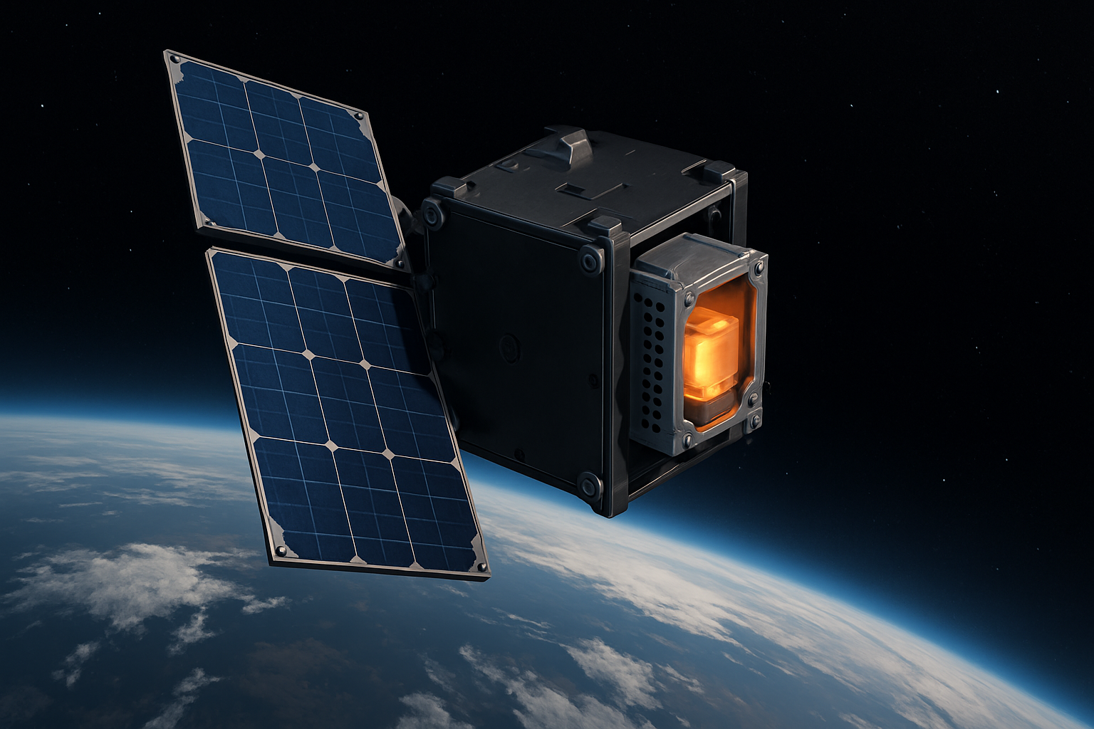 CubeSat using solar for the spacecraft bus while a separate payload power unit is being validated in orbit