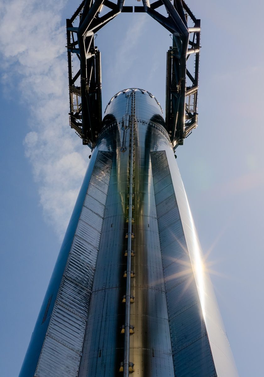 SpaceX Starship for Flight 14 at Starbase, Texas